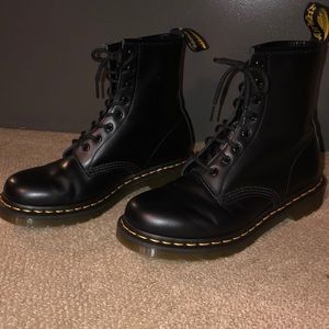 Dr. Martens Moto Boots- 1460 Smooth